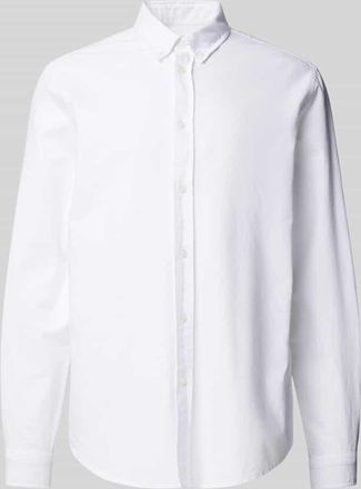 Samsøe & Samsøe Regular Fit Freizeithemd mit Button-Down-Kragen Modell SALIAM in Weiss, Größe XXL