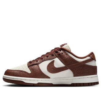 Nike (WMNS) Nike Dunk Low Embossed Baroque Sail Fauna Brown IF3944-100