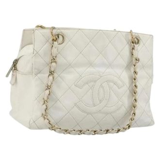 Chanel Bolso de hombro vintage de segunda mano - Pre-owned - Mujer - Blanco - ONE SIZE