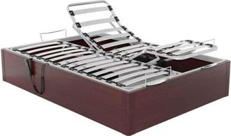 Colchones Aznar Canap&eacute; Abatible Articulado Con Motor Ankara Altura 34 Cm 105x200 Cm - Wengue