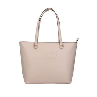 Liu Jo Tote Bags, female, Pink, Size: ONE SIZE Convenient shopping bag with zip closure