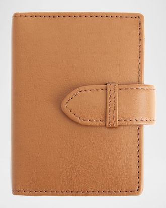 Royce Leather Personalized Leather Playing Card Set Holder