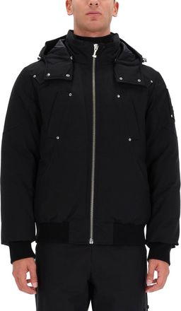 Moose Knuckles Ballistic Neoshear Hooded Cotton-Blend Bomber Jacket