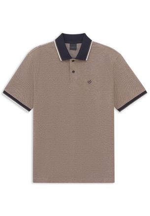 Bugatti Herren Polo shirt modern fit met subtiel borduursel