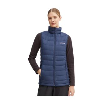 Columbia Powder Lite II Vest - Dames - Bodywarmers - Blauw - XS - Leer - Fitness