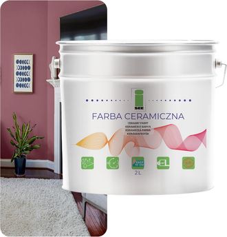 OEM Pintura Cer&aacute;mica Lavable Para Pared Rosa Turca 2l Resistente A Las Manchas