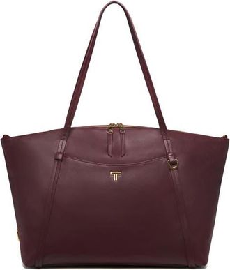 Tumi Q Leather Tote in Rosewood at Nordstrom