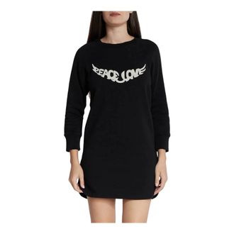 Zadig&Voltaire Abito Diaz Peace&Love - - Dresses - Donna - Nero - S