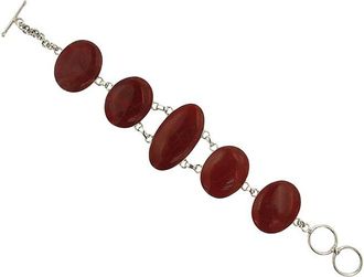 Samuel B. Silver Coral Bracelet