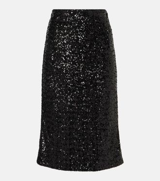 Dolce & Gabbana Sequined midi skirt