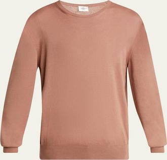 Saint Laurent Mens Sea Island Fine-Gauge Sweater