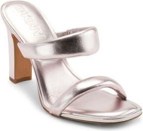 DKNY Metallic Sandal in Dusty Rose at Nordstrom Rack, Size 9.5