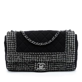 Chanel Pre-owned Vintage Schoudertas - Dames - Pre-owned - Zwart - Maat: ONE Size Leer