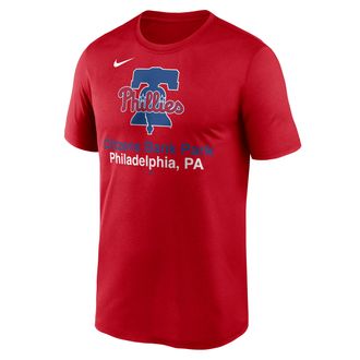 Nike Philadelphia Phillies Stadium Legend Nike Mens Dri-FIT MLB T-Shirt in Red | NKGK62QPP-Q2D