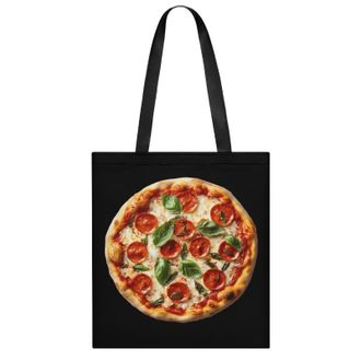 Generic Italian Pizza Womens Tote Casual Shopping Bag Lightweight Shoulder Bags Hobos Handbag for Work Travel Daily 35x40cm