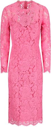 Dolce & Gabbana Dames, Jurken, Roze, Maat: M