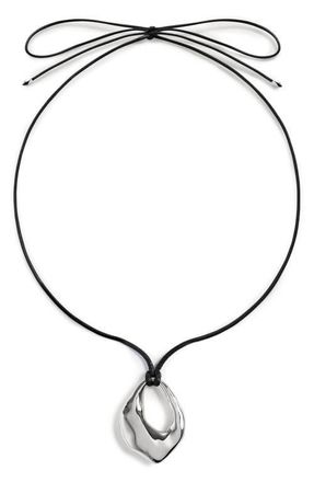 Monica Vinader Antica Bold Cord Necklace in Sterling Silver at Nordstrom