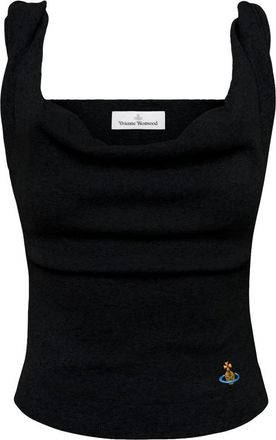 Vivienne Westwood Anna Top - Dames - Tops zonder mouwen - Zwart - M - Tops