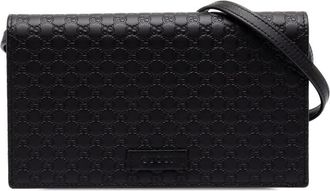 Gucci Pre-owned Gucci Microguccissima Wallet on Strap Ladies 8XQDS7HVX12B8N8O