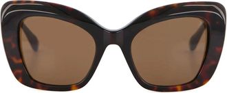 Balenciaga Sunglasses, female, Brown, Size: ONE SIZE Diva Butterfly Sunglasses