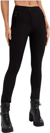 Moncler Dames, Broeken, Zwart, Maat: 2XS Viscose