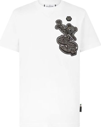Philipp Plein Camiseta Cuello Redondo Ss Teddy - Tops - Hombre - Blanco - 2XL
