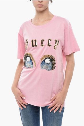 Gucci T-Shirt AMOR CAECUS with Sequin Embroidery size Xxs