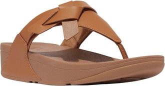 FitFlop FitFlop Toe-Post Leather Sandal