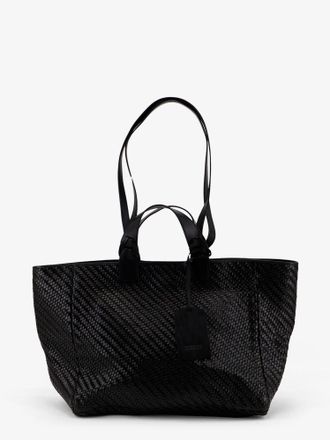 Ibeliv Borsa a spalla Elmio Medium in pelle vegetale con motivo intrecciato - IBELIV - gender_Woman