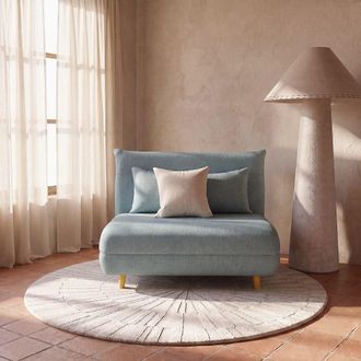 Maisons du monde Sill&oacute;n cama color verde agua
