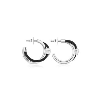 Tous Bold Motif Hoop Oorbellen - Dames - Oorbellen - Grijs - ONE Size - Accessoires