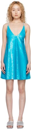 Ganni Shimmery Foil Denim Mini Dress from $363.00 - on Stylight