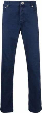 Brunello Cucinelli Blue Tailored Jeans, Brand Size 56 (US Size 40)