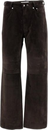 Our Legacy Pantaloni in pelle Carlson Cut - - Trousers - Uomo - Marrone - M