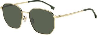 BOSS Boss 1673/F/SK Asian Fit J5G/QT Mens Sunglasses Gold Size 57