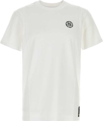 Fendi White Cotton T Shirt