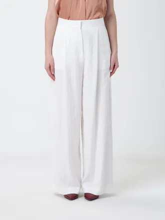 Meimeij Pantaloni a gamba larga in misto viscosa con paillettes