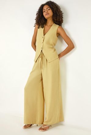 DUSK Elasticated Waist Wide Leg Trouser