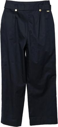 Barbour Pantaloni Elsie con cintura - Blu