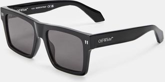 Off-white Mens Accessories Off White Lawton Square Full Rim Sunglasses in Black/Dark Grey - One Size