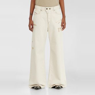 Diesel Relaxed Jeans Low Waist 1996 D-Sire, Colored, Button fly