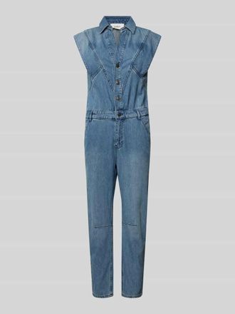 BA&SH Jumpsuit mit Knopfleiste in Hellblau, Gr&ouml;&szlig;e 34