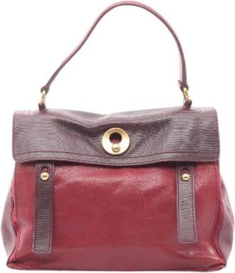 Saint Laurent Pre-owned Muse Two Leather Handbag - Dames - Vintage Handtas - Rood - ONE Size - Leer - Vintage