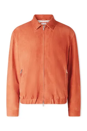 Brunello Cucinelli Suede Blouson Jacket