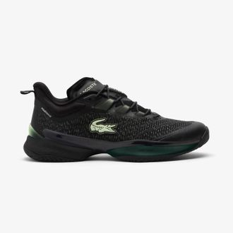 Lacoste Mens Ag-Lt23 Ultra Shoe In Black/light Green