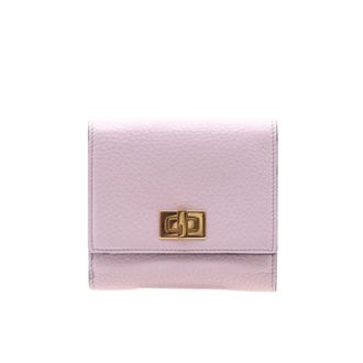 Fendi Pink Leather Wallet (Bi-Fold) (Pre-Owned)