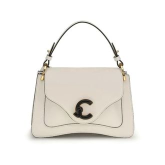 Coccinelle Handbags, female, Beige, Size: ONE SIZE Bos Taurus Handbag