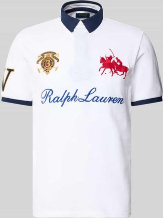 Polo Ralph Lauren Regular Fit Poloshirt aus reiner Baumwolle in Weiss, Gr&ouml;&szlig;e XXL