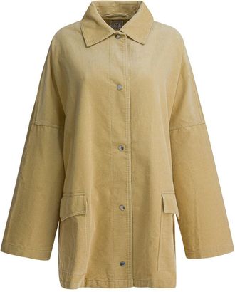 Toteme Velvet Overshirt Jacket