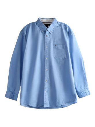 Tommy Hilfiger pocket shirt - men - Cotton - M - Blue